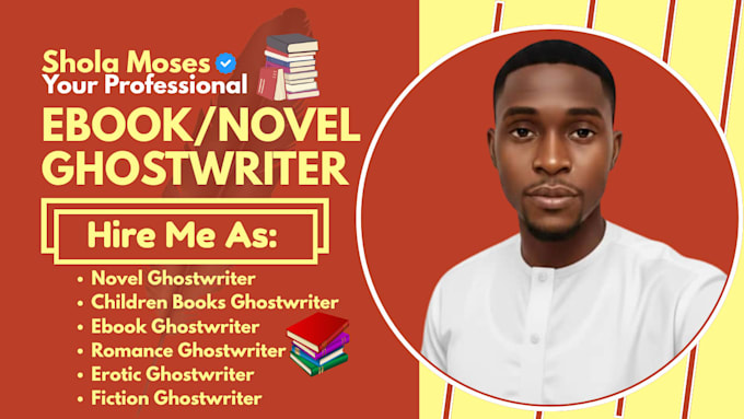 be your novel ghostwriter, fiction ghostwriter, ebook ghostwriter for amazon KDP