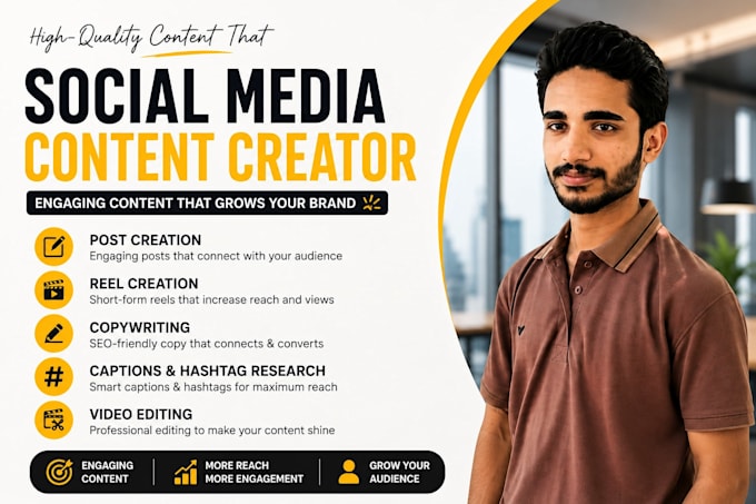 be your social media content creator