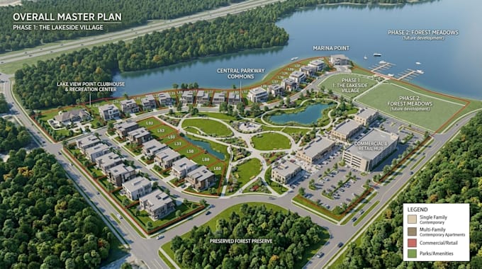Plot Subdivision Example Design a real estate plot subdivision plan and housing site layout by ...