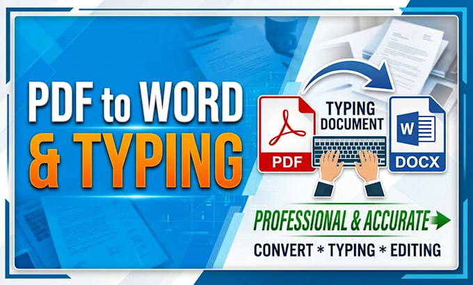 file conversion and typing your document on pdf to word