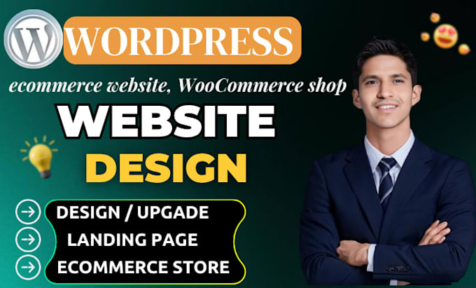 build wordpress ecommerce website woocommerce, online store, SEO optimization
