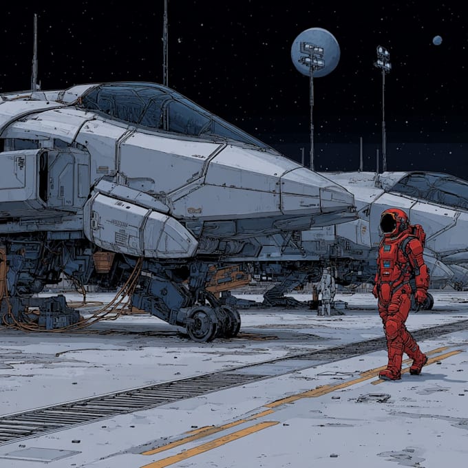 sci fi illustration and sci fi art