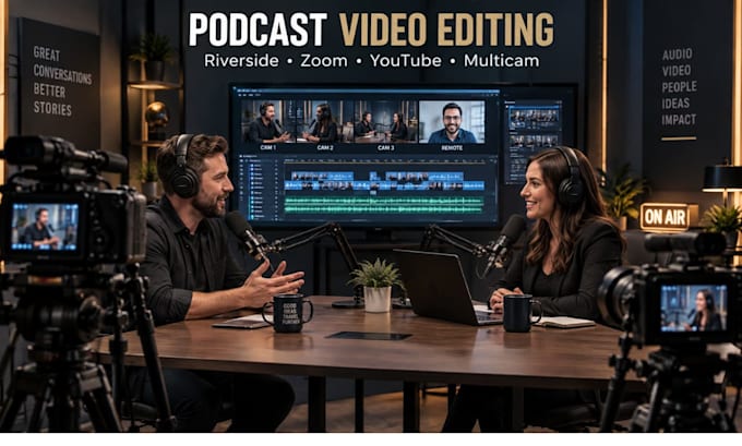 edit youtube zoom interview, podcast video editing and riverside in camtasia