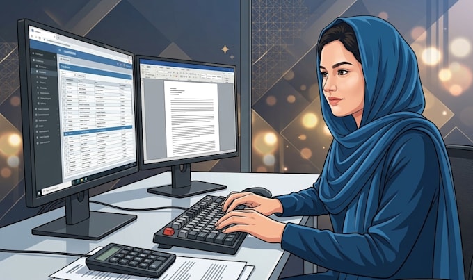 accurately do data entry, PDF to word typing, and virtual assistant tasks