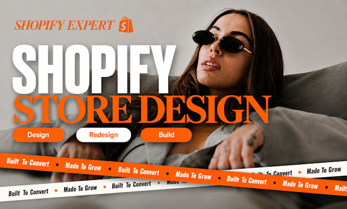 do shopify store design, redesign shopify website and shopify store
