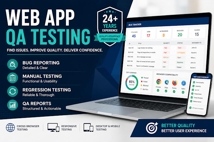test your website or mobile app