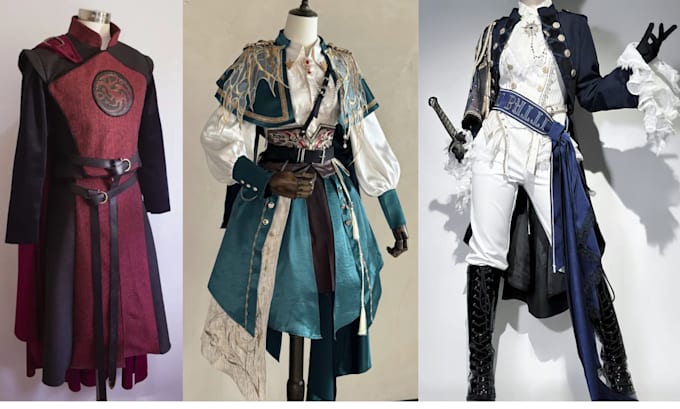 Sew custom wearable fabric cosplay costume outfit custom commission ...