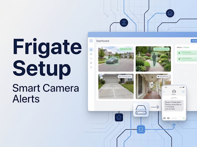 set up frigate nvr with smart custom alarm notifications