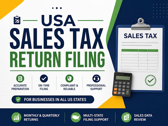 prepare and file US sales tax returns for your business