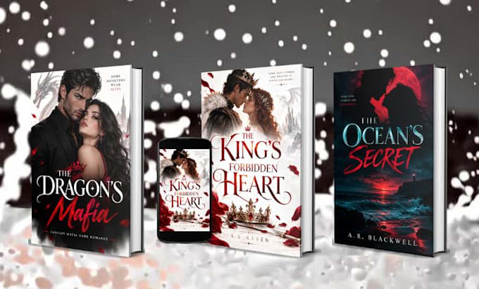 design dark romance, mafia romance and fantasy book covers for KDP