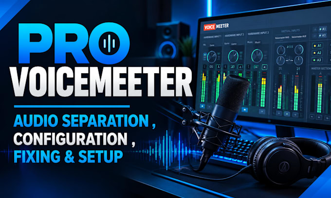 setup voicemeeter banana or potato for obs streaming and audio routing