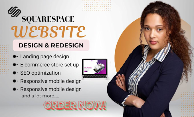 squarespace website squarespace design squarespace redesign landing page design