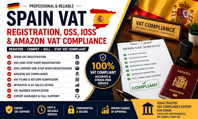 handle spain vat registration oss ioss and amazon vat compliance