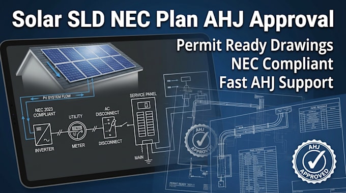 solar sld nec plan ahj approval