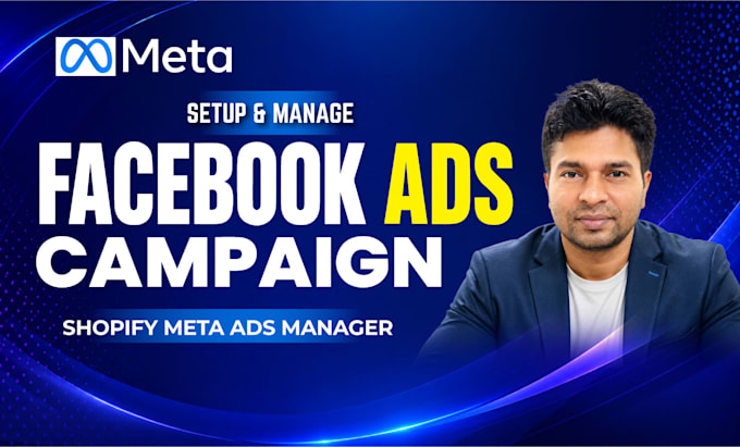 set up shopify facebook ads campaign as a meta ads manager
