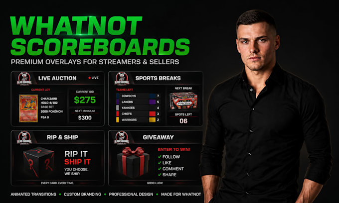 design whatnot custom scoreboards and animated transitions