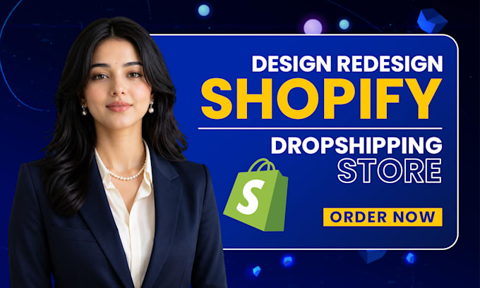 do shopify store design, shopify dropshipping store, redesign shopify website