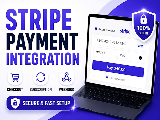 integrate stripe payment gateway, stripe checkout, subscription webhook
