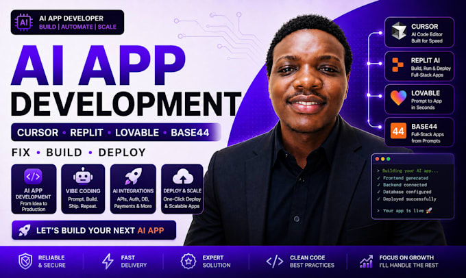 replit ai replit build fix deploy vibe coding lovable base44 bolt new expert