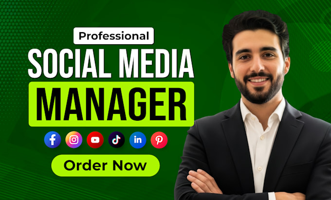 be your social media marketing manager and content creator