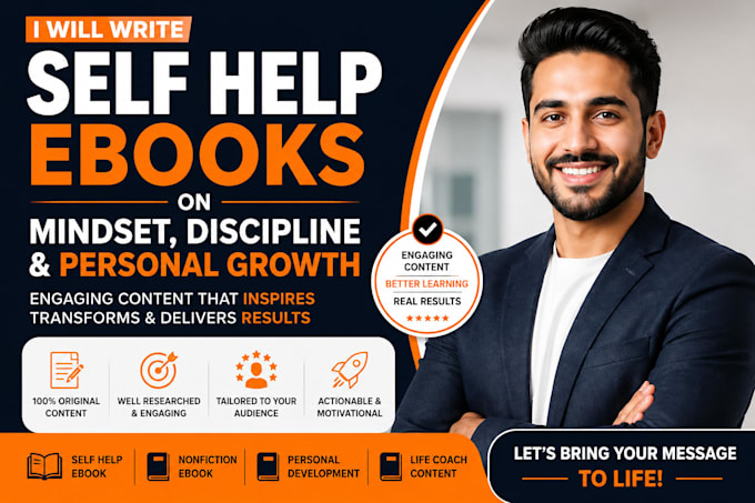 ghostwrite self help ebooks on mindset, discipline and personal growth