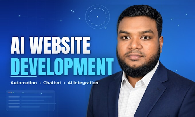 build custom ai website with automation