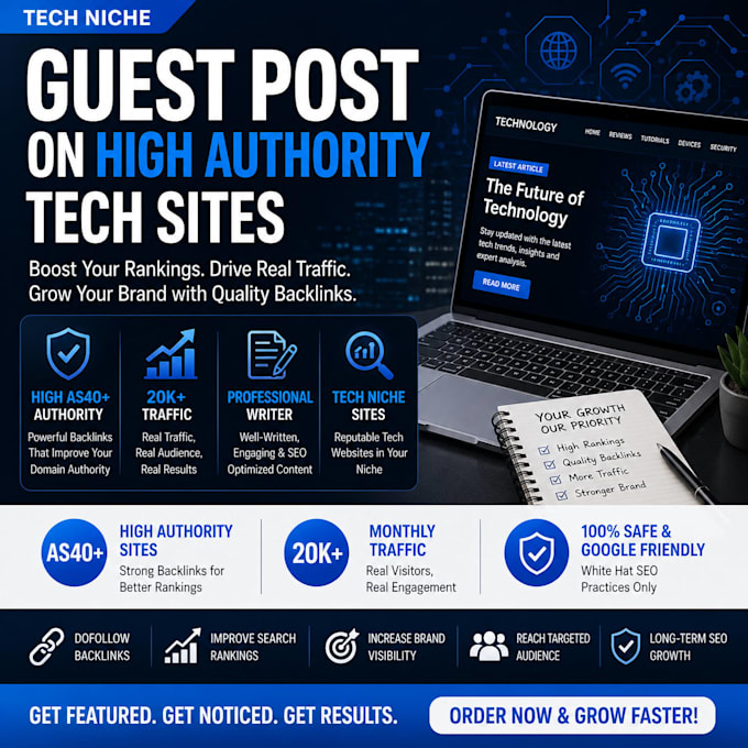publish tech guest posts for your website do follow link