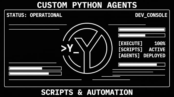 build custom ai agents and python automation scripts