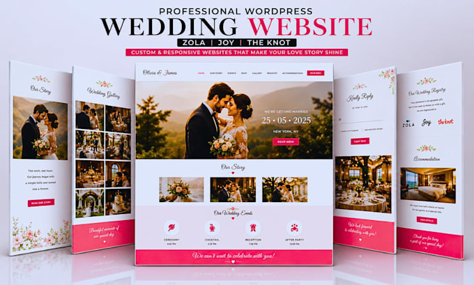 design wordpress wedding website zola wedding website joy wedding website