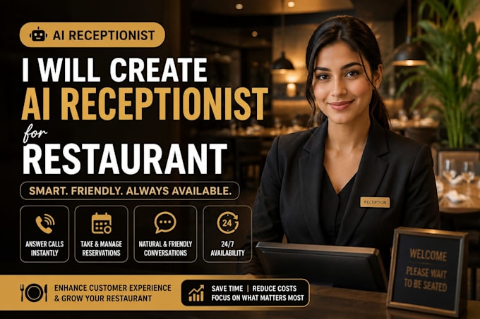 build ai receptionist for restaurant