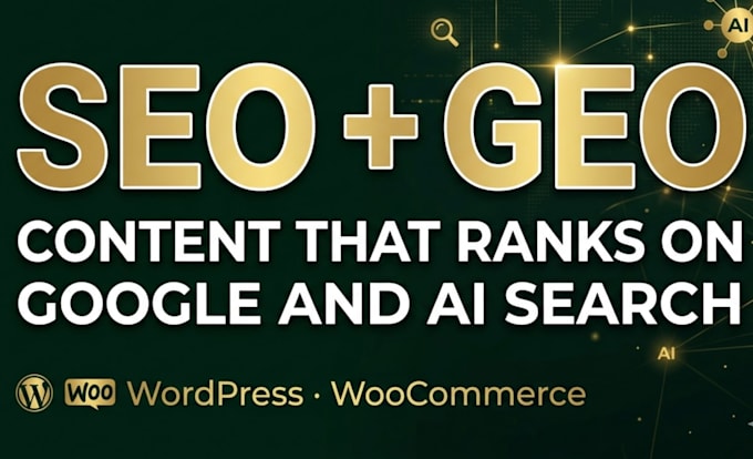 create an SEO and GEO optimized content cluster for your wordpress site