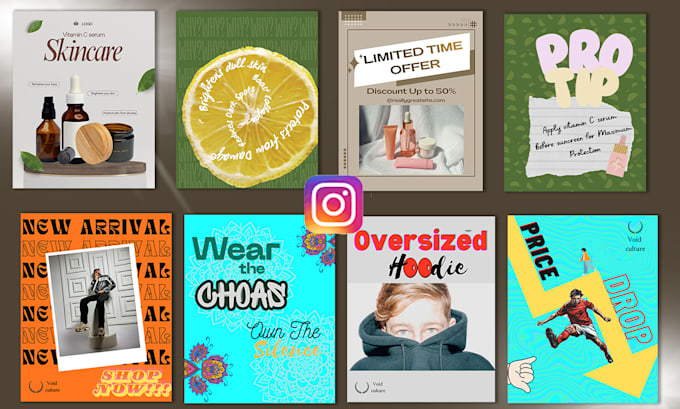 design instagram posts, social media creatives