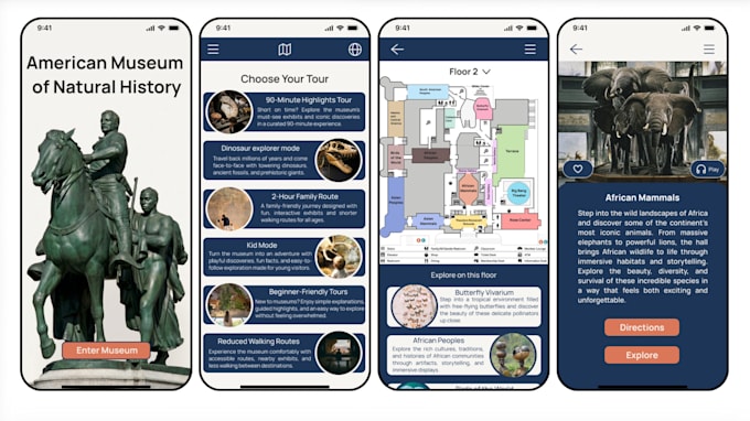 design a modern mobile app UX UI experience