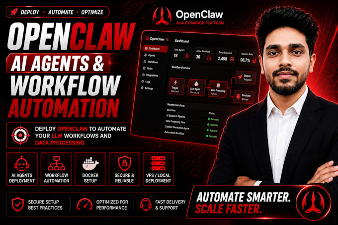 deploy openclaw to automate your llm workflows