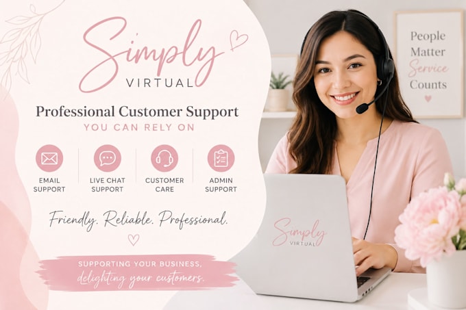 handle service calls, emails and live chat professionally
