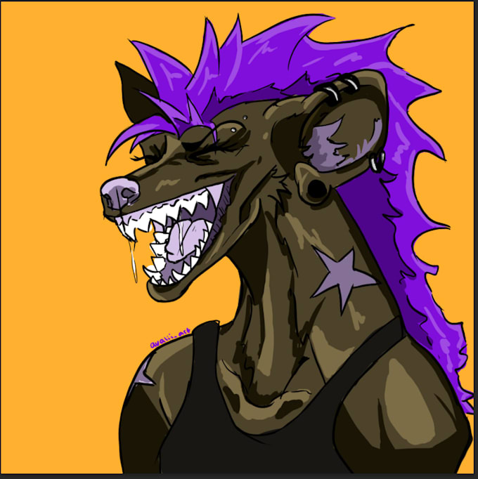 draw a furry art commission of your character or oc