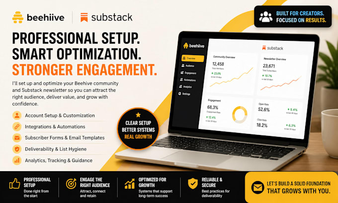 manage and optimize your beehive community substack newsletter