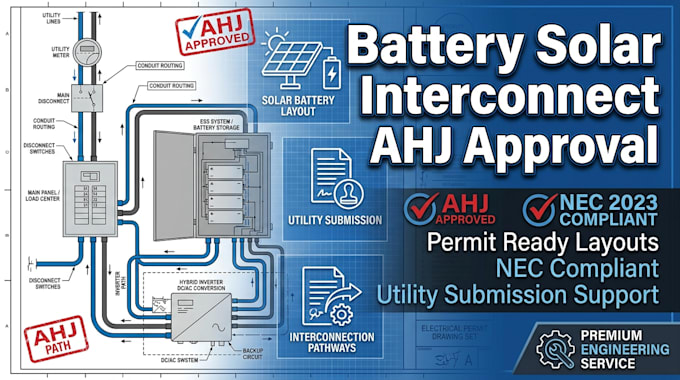 battery solar interconnect ahj approval