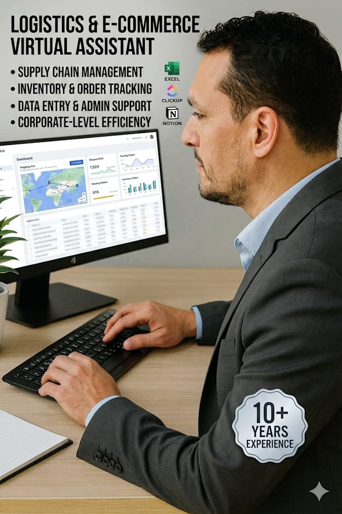 be your ecommerce operations and logistics virtual assistant