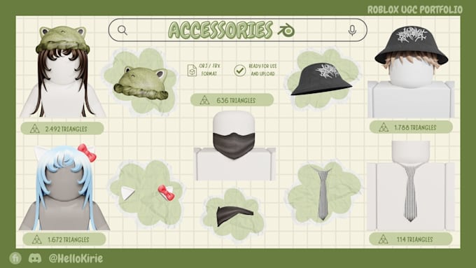 create you ugc accessories