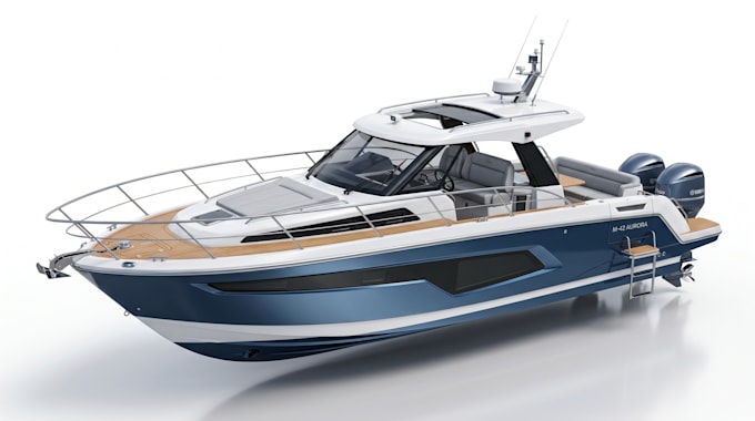 create realistic 3d boat models and cgi photorealistic renderings