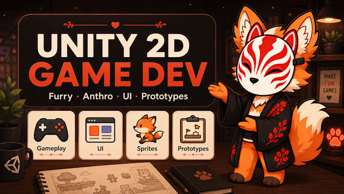 develop your furry, yaoi, gay sfw and nsfw game in unity