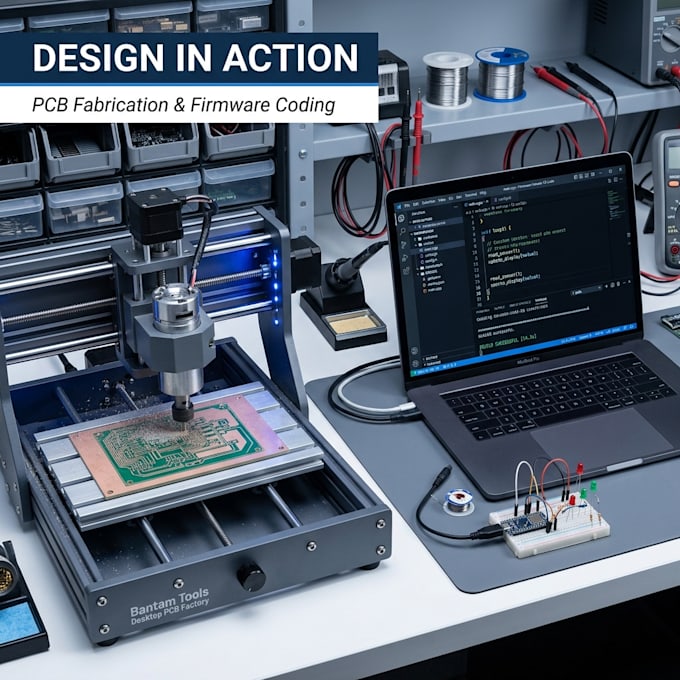 l design pcb and develop embedded firmware for smart devices