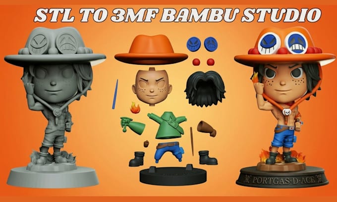 add color to 3d models convert stl to 3mf split part convert 2d to 3d