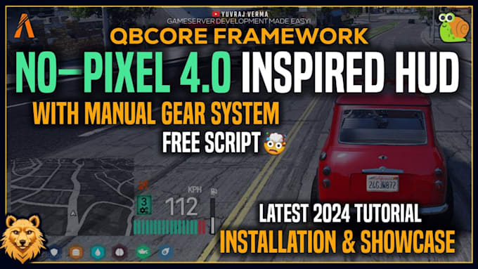 develop fivem server with qbcore,vmenu based,qb nopixel