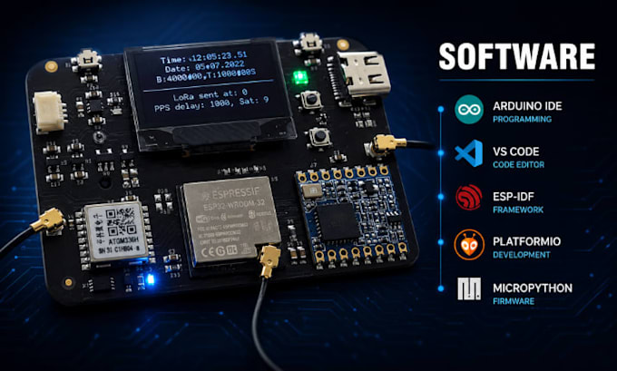 develop gps lora tracking system, virtual fencing and telemetry device