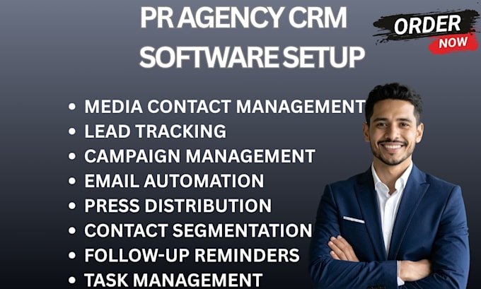 setup pr agency hubspot CRM salesforce pipedrive muck rack cision meltwater buzz