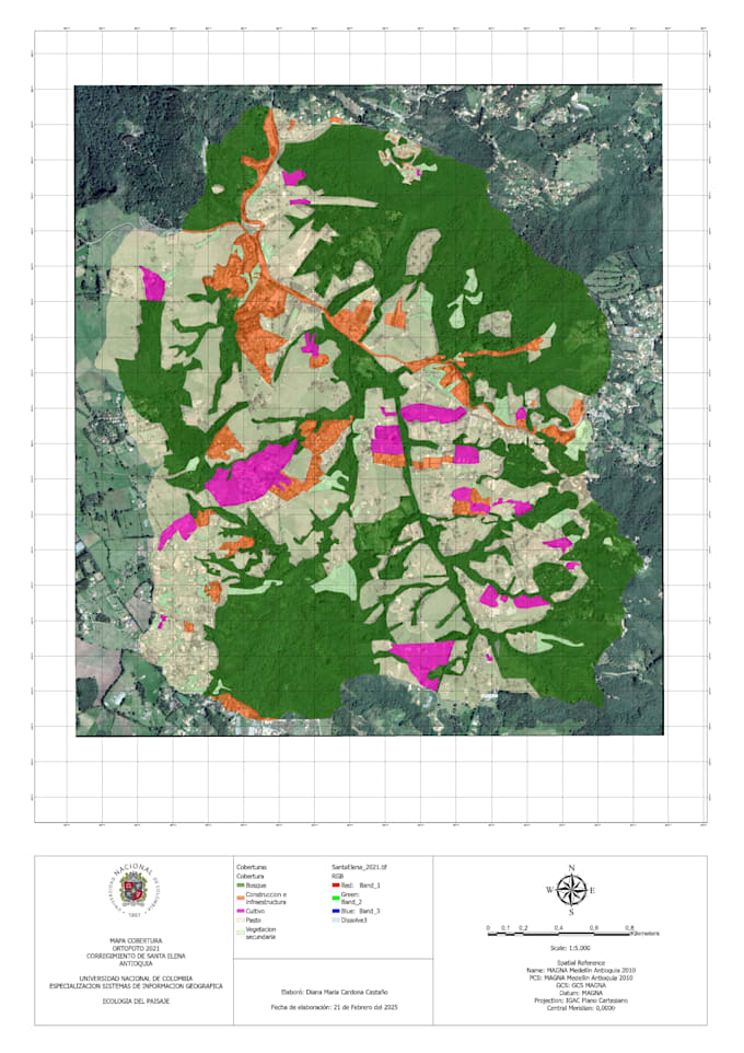 create land cover maps and gis analysis using qgis