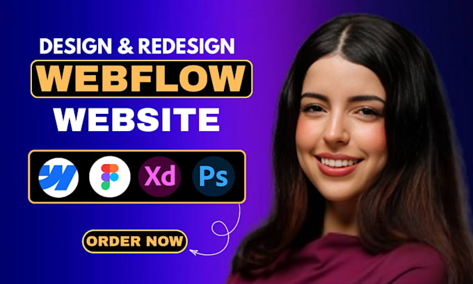 develop or design webflow website, figma to webflow, and webflow landing pages