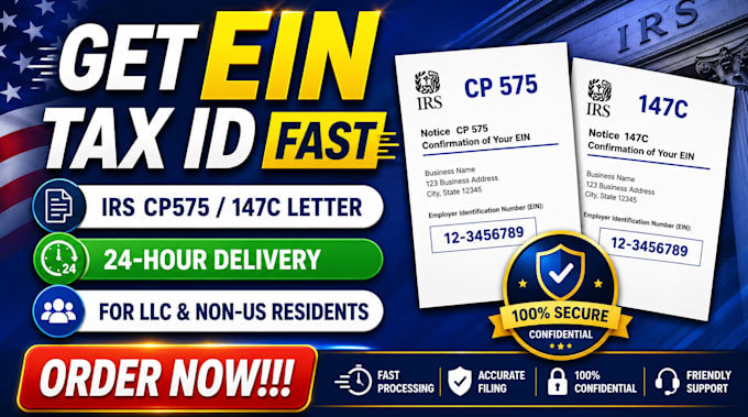 get your ein tax id with irs confirmation letter cp575 147c